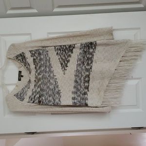 Asymmetrical tunic sweater